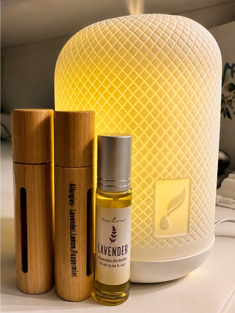 NWT Custom Young Living Bamboo Essential Oil Inhaler | Choose Your Blend